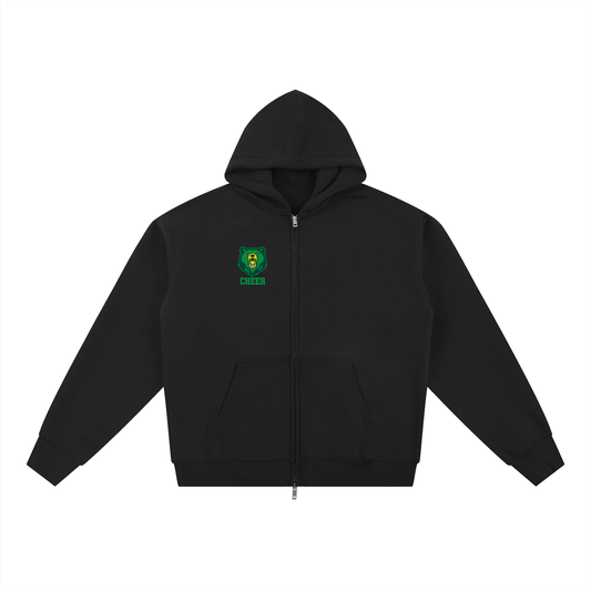 Simple Blanchet Essential Fleece Zip-Through Hoodie