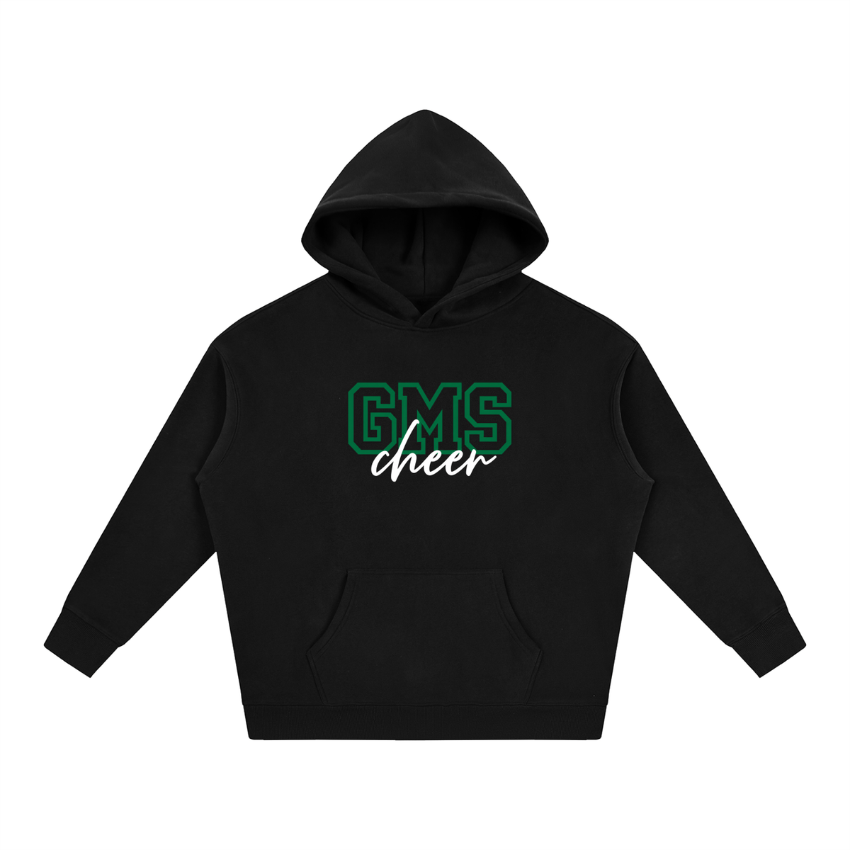Cursive Front Gladeville Oversize Fleeced Hoodie