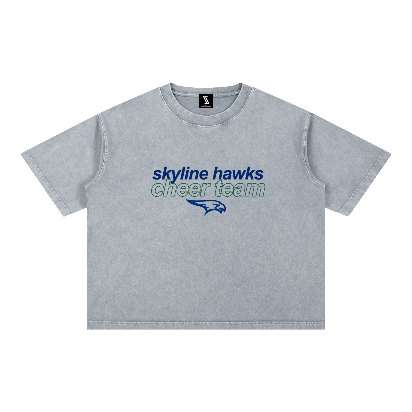 Mineral Wash Boxy Cotton T-Shirt