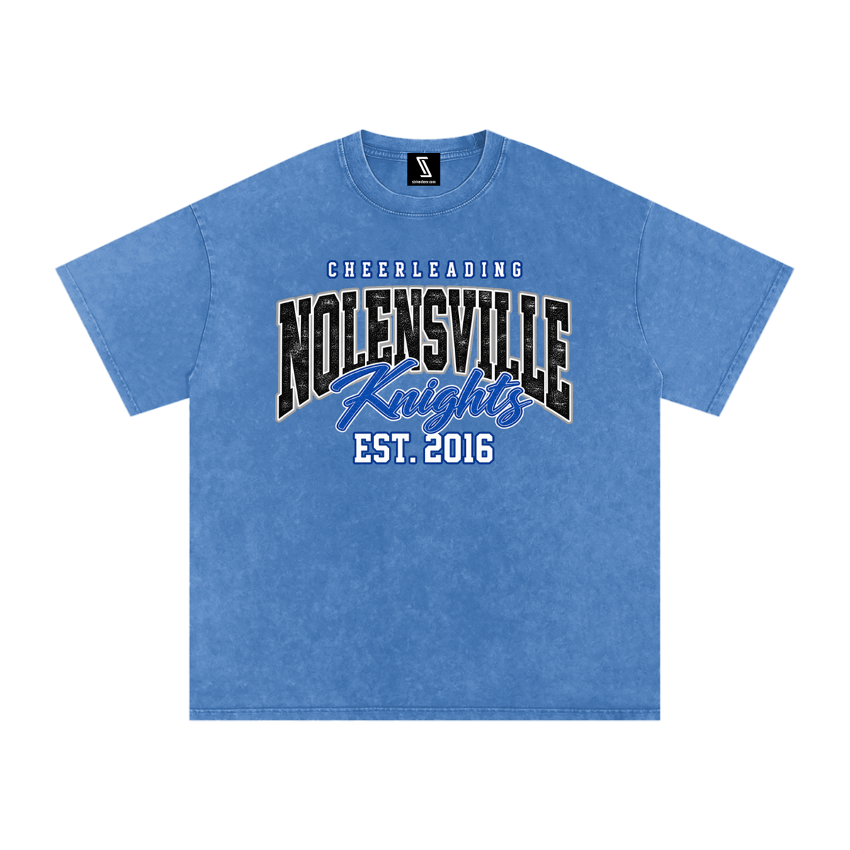 Vintage Nolensville Snow Washed Oversized Cotton T-Shirt
