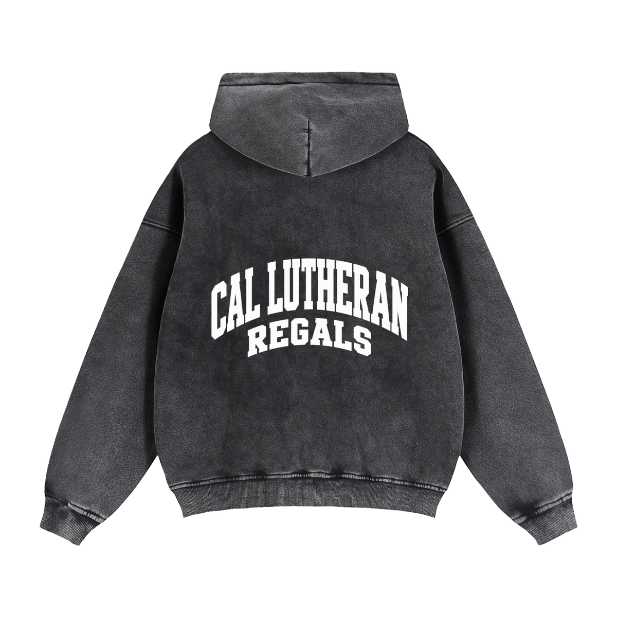 Zip-Through Boxy Fleece Hoodie