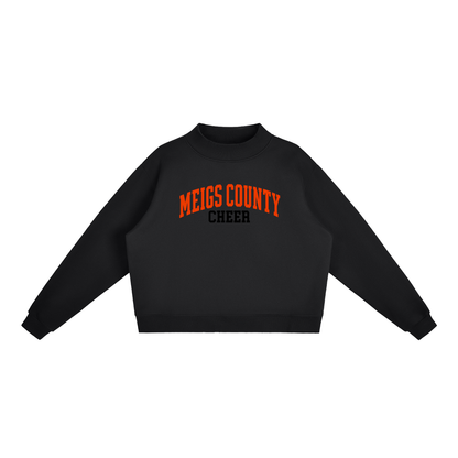 Basic 1 Meigs County Essential Fleece Mock-Neck Crew Sweatshirt (printed)