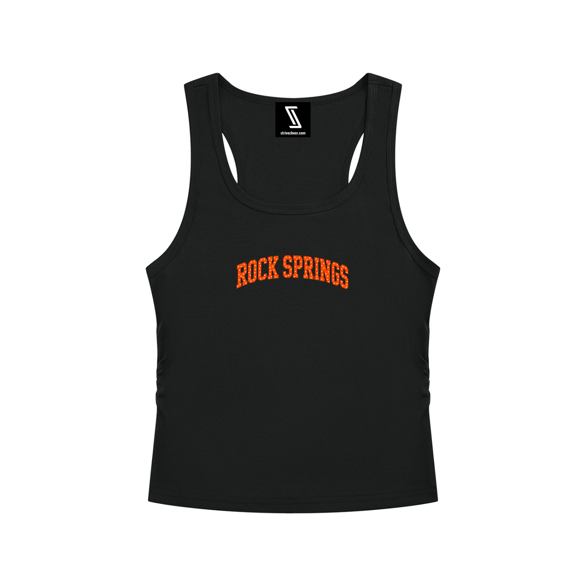 Polka Dot Rock Springs Women’s Ruched Tank Top