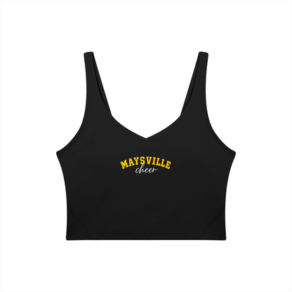 Cursive Maysville Women's V-Neck Yoga Sports Bra