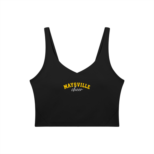 Cursive Maysville Women's V-Neck Yoga Sports Bra