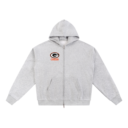 Simple Green Bulldogs Essential Fleece Zip-Through Hoodie