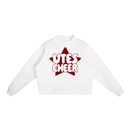 Star Utes Essential Fleece Mock-Neck Crew Sweatshirt