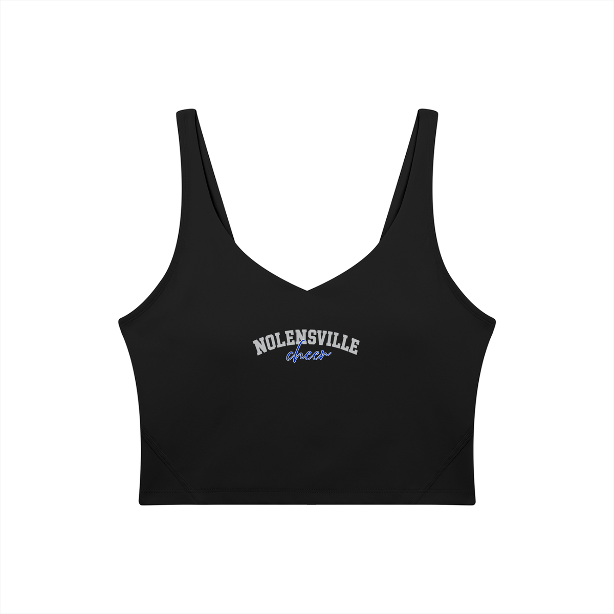 Cursive Nolensville Women's V-Neck Yoga Sports Bra