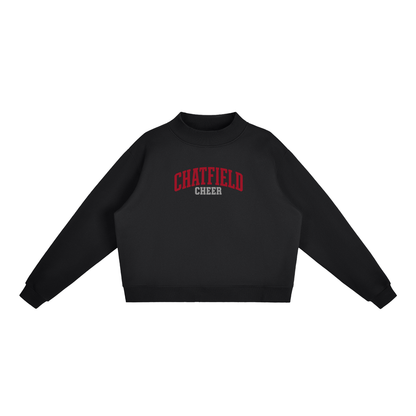 Basic 1 Chatfield Essential Fleece Mock-Neck Crew Sweatshirt (printed)