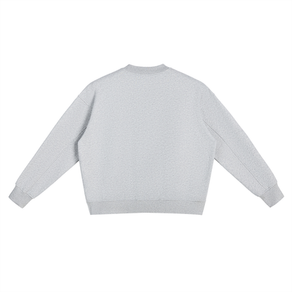 Basic Fleece Side Slit Crewneck Sweatshirt