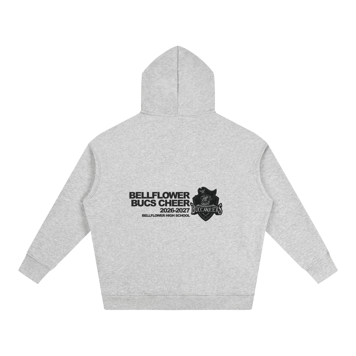 Vector Star Front Bellflower Oversize Fleeced Hoodie