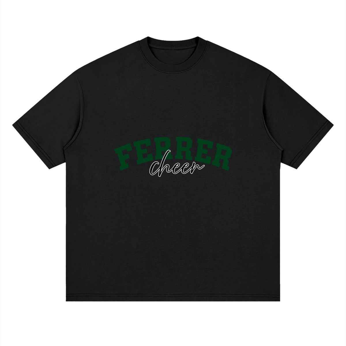 Cursive St Vincent Ferrer Oversized Drop Shoulder T-Shirt