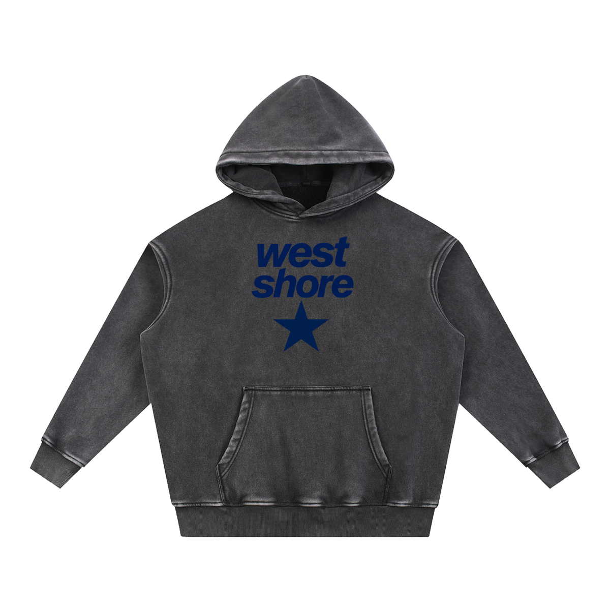 Big Star West Shore Snow Wash Fleece Oversize Hoodie