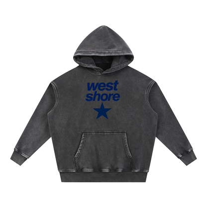 Big Star West Shore Snow Wash Fleece Oversize Hoodie