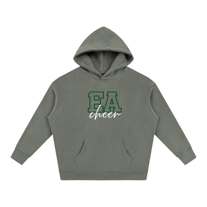 Cursive Front Empire Oversize Fleeced Hoodie