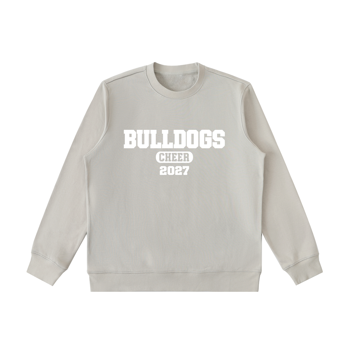 Old School Green Bulldogs Essential Heavyweight Crewneck Sweatshirt