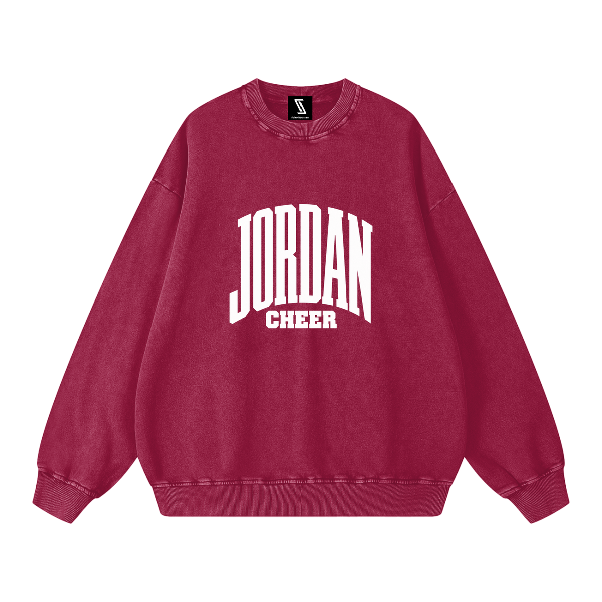 Basic 3 Jordan Snow Washed Oversized Sweatshirt