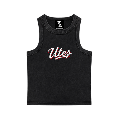 Neon Utes Snow Washed Tank Top