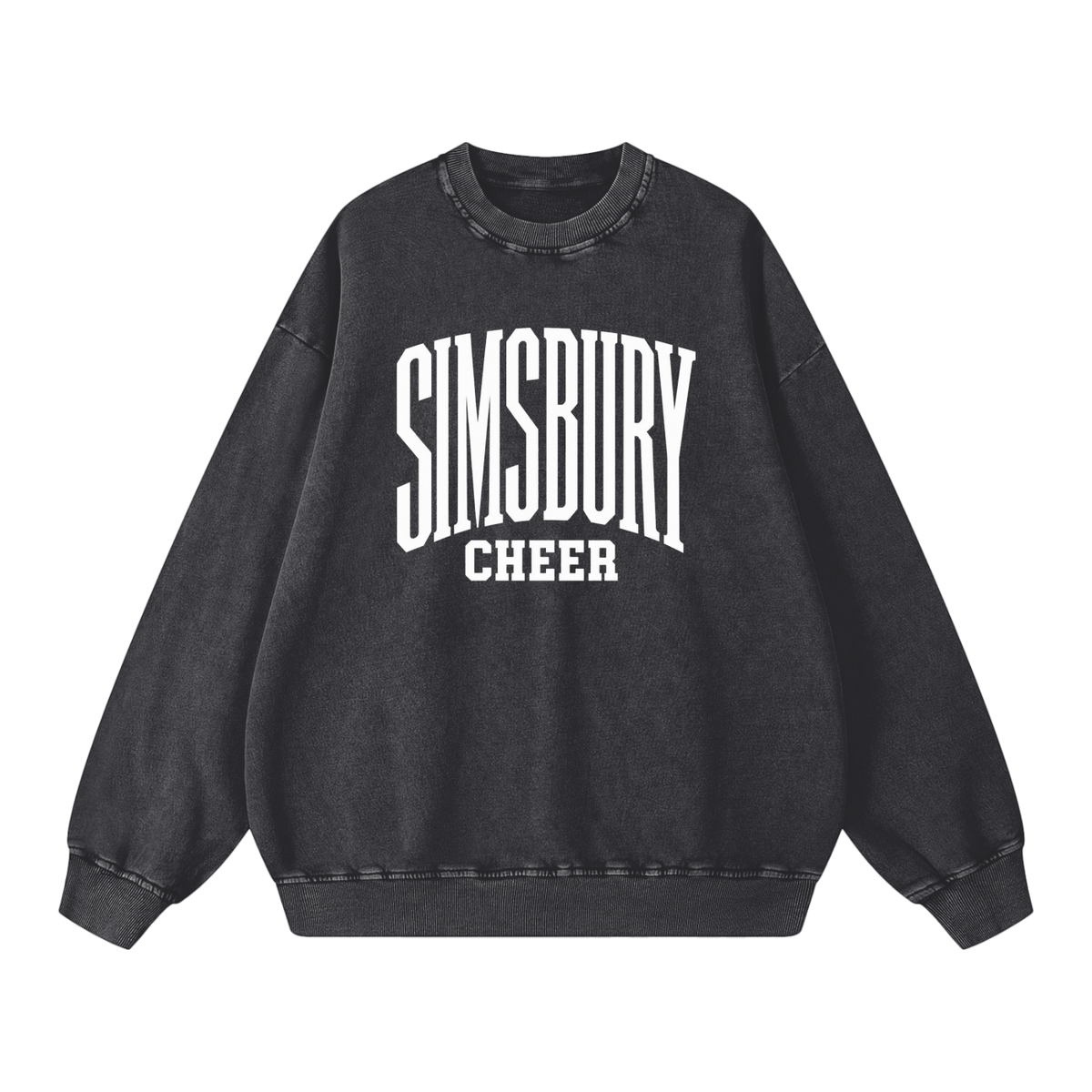 Basic 3 Simsbury Snow Washed Oversized Sweatshirt