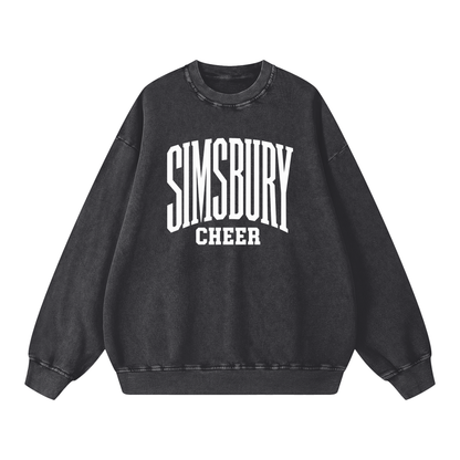 Basic 3 Simsbury Snow Washed Oversized Sweatshirt