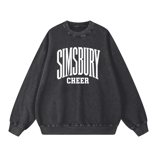 Snow Washed Oversized Sweatshirt