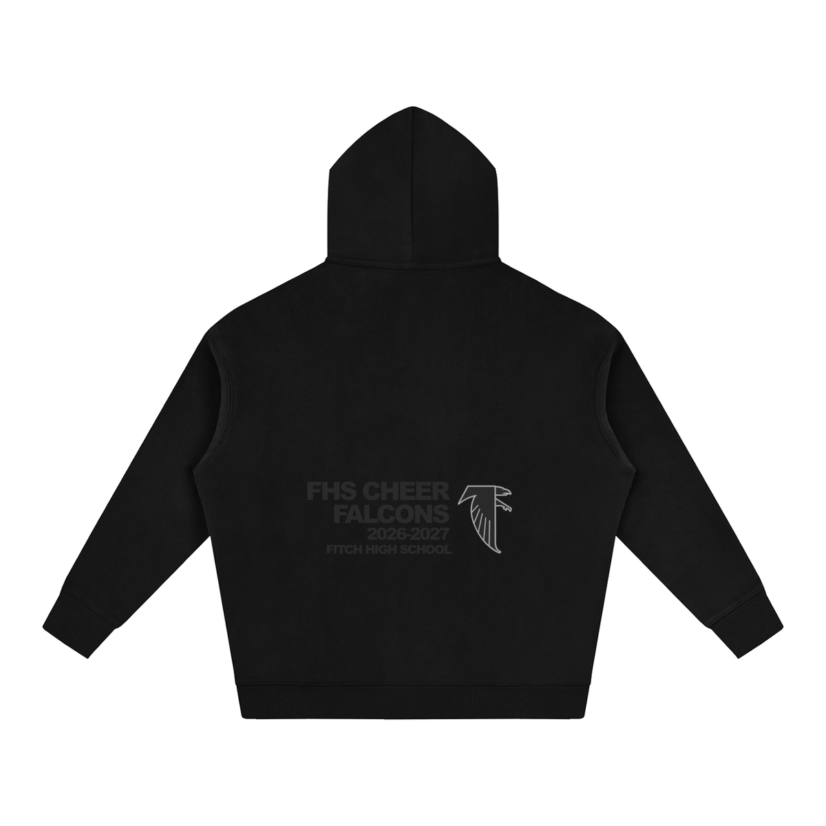 Vector Star Front Fitch Oversize Fleeced Hoodie