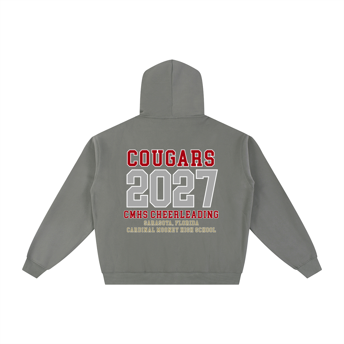 Year Cardinal Mooney Essential Fleece Zip-Through Hoodie