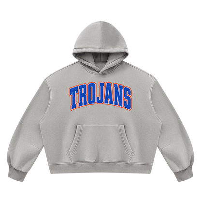 Unisex Vintage Wash Boxy Fleece Hoodie