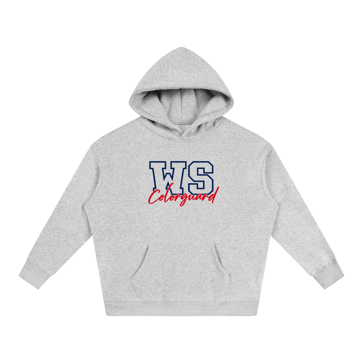 Cursive Front West Shore Oversize Fleeced Hoodie
