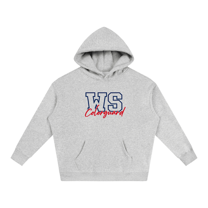 Cursive Front West Shore Oversize Fleeced Hoodie