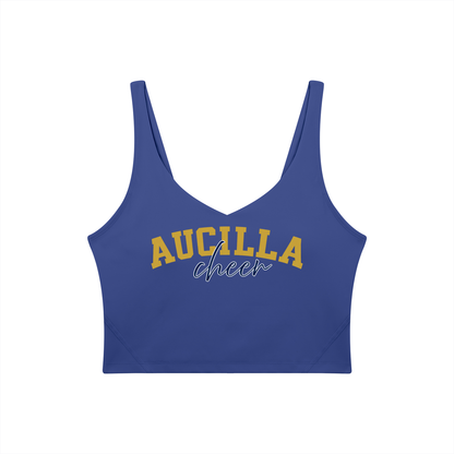 Cursive Aucilla Women's V-Neck Yoga Sports Bra