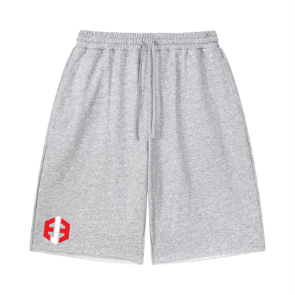 Unisex Loose Raw Edge Shorts