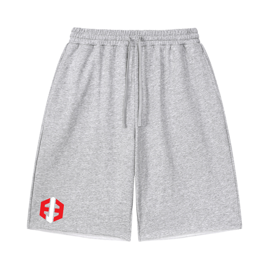 Unisex Loose Raw Edge Shorts