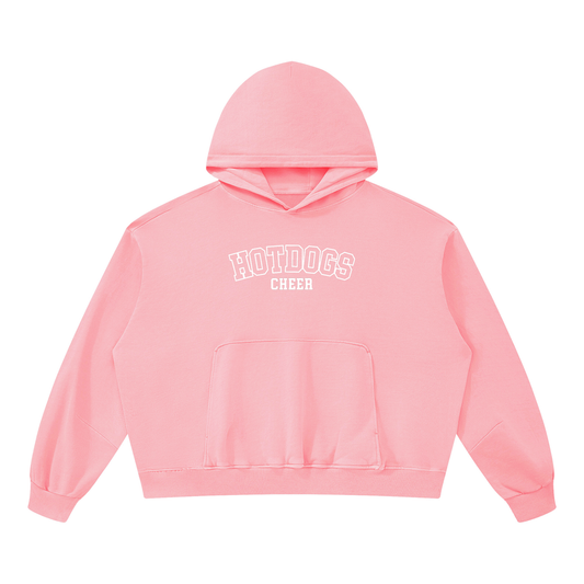 Hotdogs Boxy Vintage Washed Hoodie