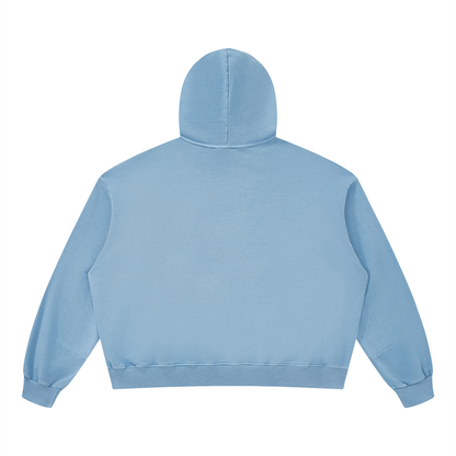 Hot Dogs Boxy Vintage Washed Hoodie