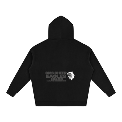 Vector Star Front Oakland Middle Oversize Fleeced Hoodie