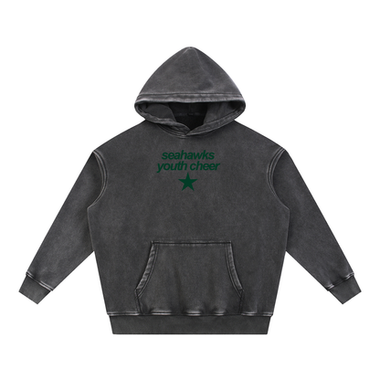Big Star Seahawks Snow Wash Fleece Oversize Hoodie