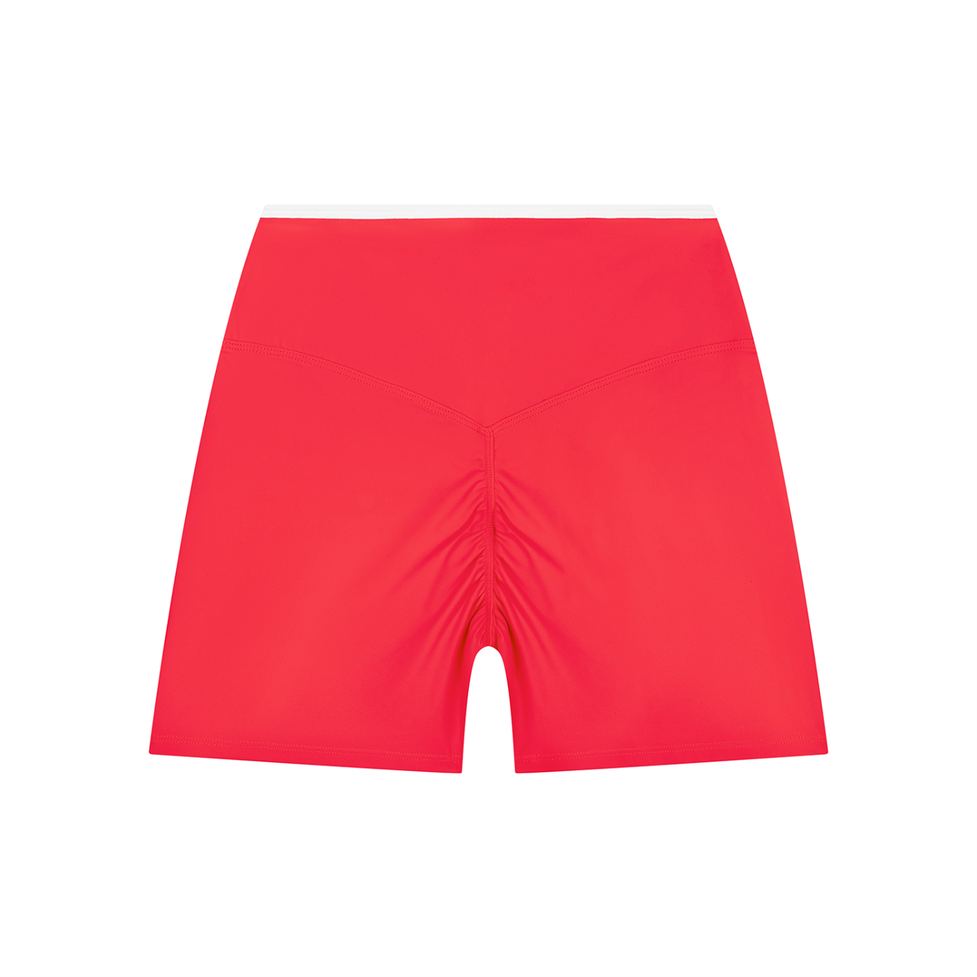 High Rise Color Block Shorts