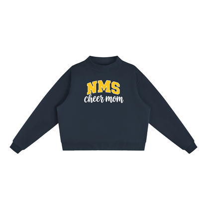 Cheer Mom Northside Essential Fleece Mock-Neck Crew Sweatshirt (printed)