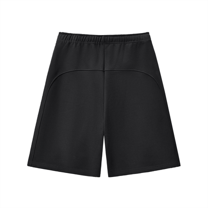 baggy longline sweat shorts