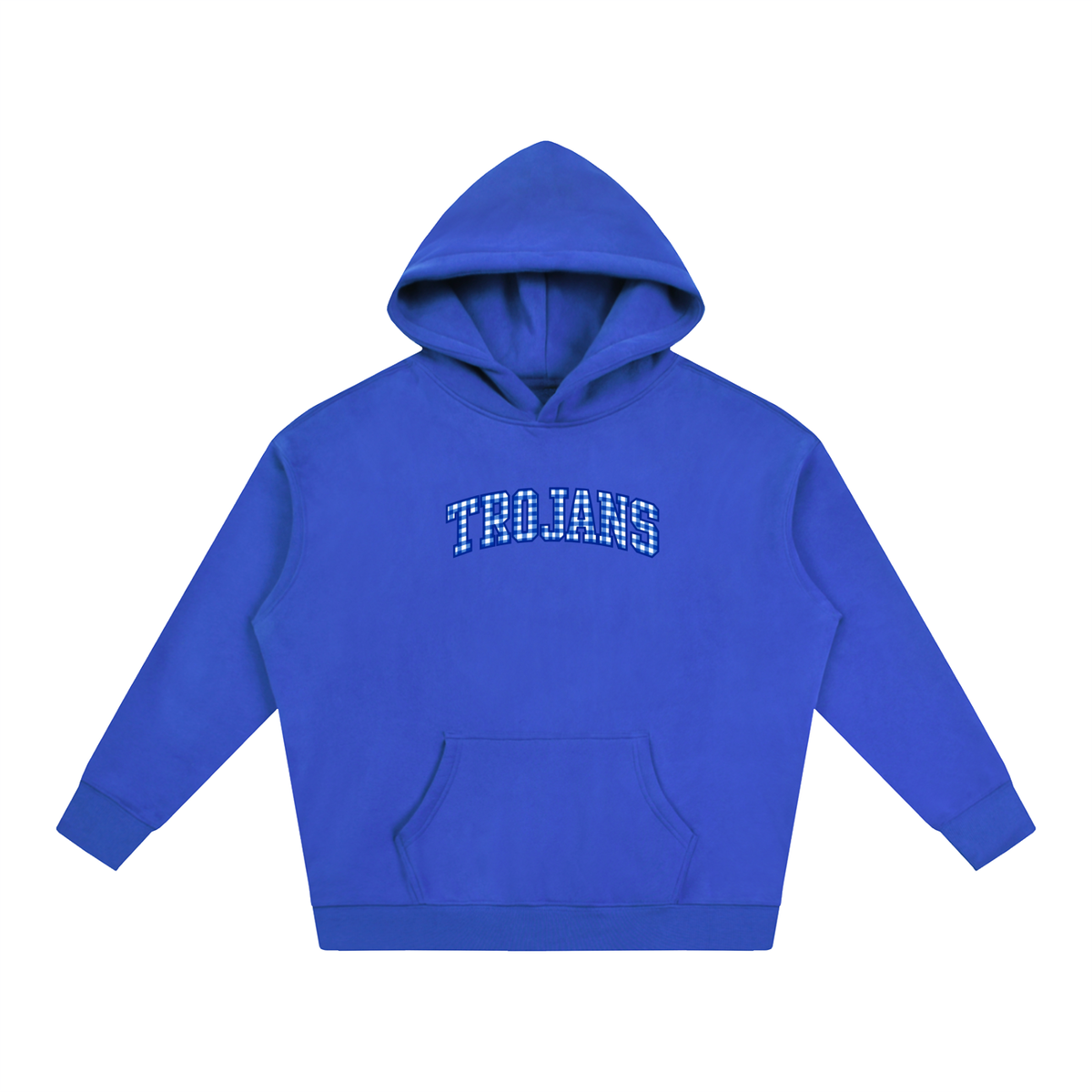 Cursive Front Silver Valley Oversize Fleeced Hoodie