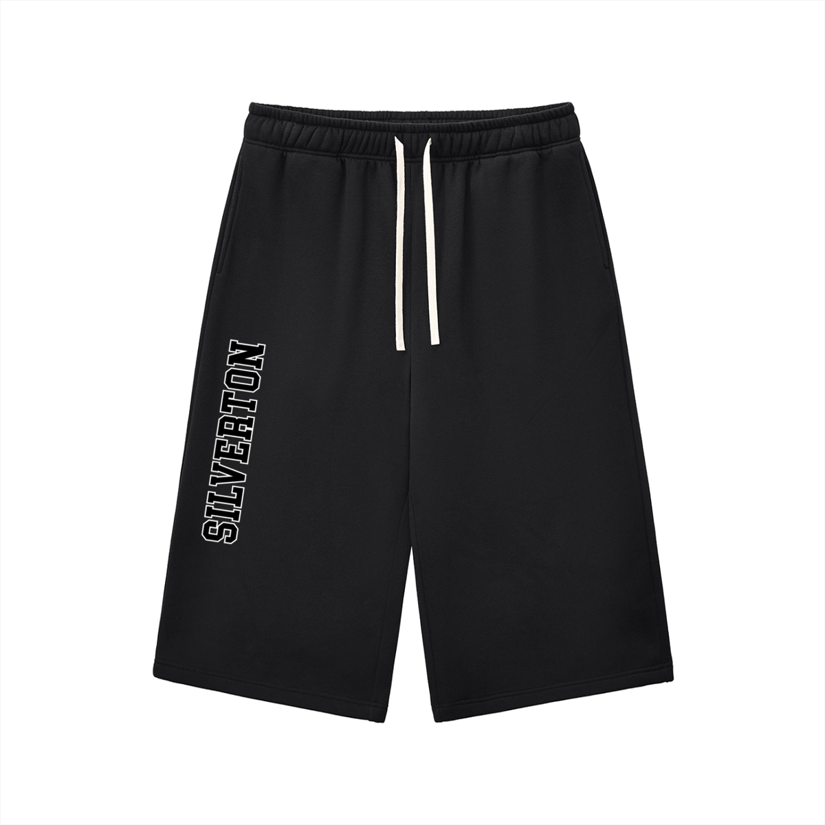 Relaxed Drawstring Three-quarter Sweatpants