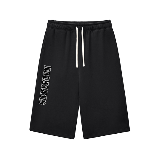 Relaxed Drawstring Three-quarter Sweatpants
