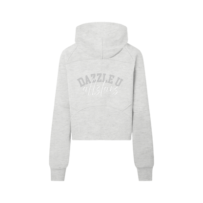 Cropped Half-Zip Hoodie