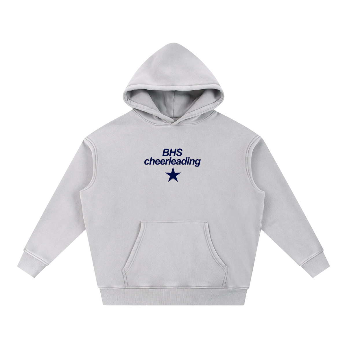 Snow Wash Fleece Oversize Hoodie