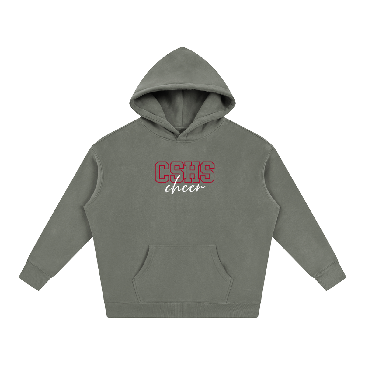 Cursive Front Chatfield Oversize Fleeced Hoodie