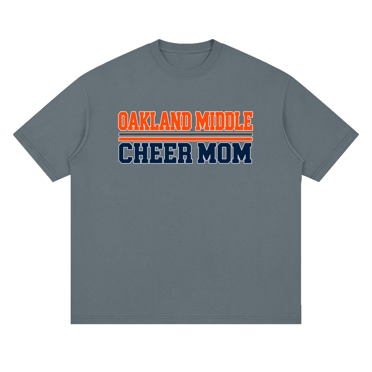 Mom Oakland Middle Oversized Drop Shoulder T-Shirt