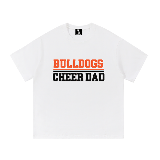 Dad Green Bulldogs Essential Cotton T-Shirt