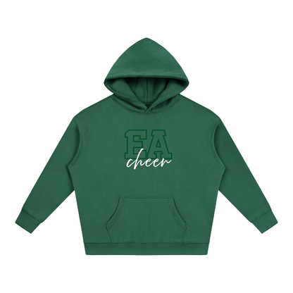 Cursive Front Empire Oversize Fleeced Hoodie