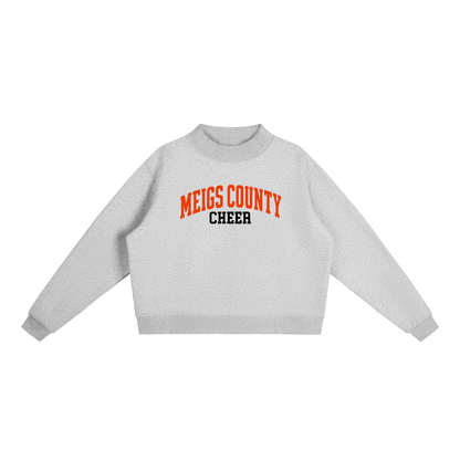 Basic 1 Meigs County Essential Fleece Mock-Neck Crew Sweatshirt (printed)